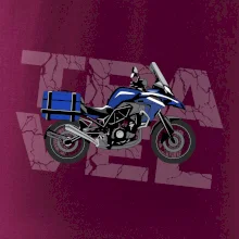 Cestovná enduro modrá