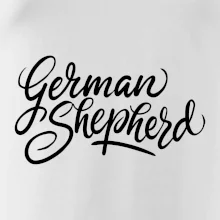 German shepherd - nápis okrasny - nápis okrasný