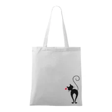 Zamilovaná mačka zozadu