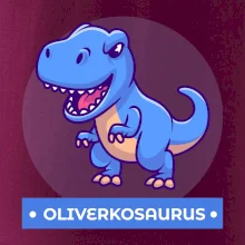 Dinosaurie mená - modrý dinosaurus
