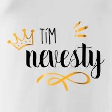 Tím nevesty princezná - zlatá potlač