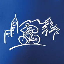 Cyklista na výlete Cyklista na výlete