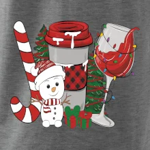 Vianoce, víno a snehuliak