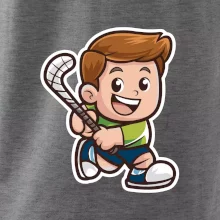 Ikona pozemný hokej chlapec