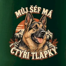 Můj šéf má čtyři tlapky - německý ovčák