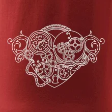 Steampunk srdce kreslené