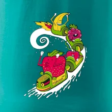 Milkshake vlak kreslený