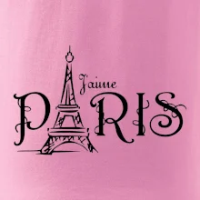 Paris nápis Eiffelovka rovný Paris nápis Eiffelovka rovný