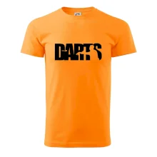 Darts - nápis so šípkarom