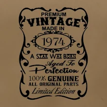 Vintage Etiketa - 1974