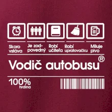 Čiarový kód - Vodič autobusu