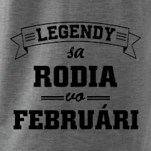 Legendy sa rodia vo februári