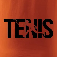 Tenis nápis silueta