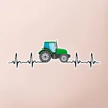 Traktor farebný ekg
