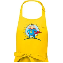 Táta superman - dievča a chlapec