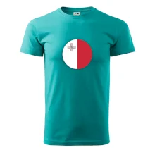 Vlajka Malta okrúhla veľká