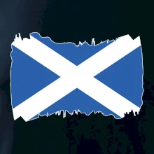 Skotská vlajka Skotská vlajka