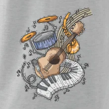 Hudobné nástroje v notách