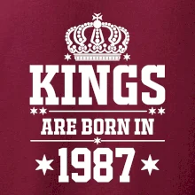 Kings are born in 1987