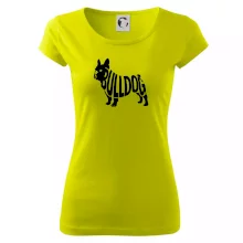 Bulldog nápis v tele