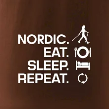 Nordic walking eat sleep