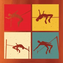 Skok do výšky vintage