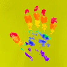 LGBT hand print
