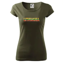 Lithuania - nápis vlajka
