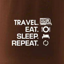 Eat sleep travel - Veľký príves