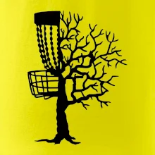 Disc golf pozor strom