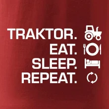 Traktor eat sleep repeat
