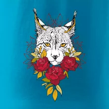 Rys s červenými ružami (Pecka design)