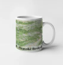 Hrnček mapa Oravské Beskydy