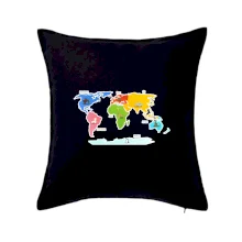 Svetové kontinenty s názvami a zvieratkami