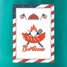 USA BBQ POSTER