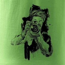 Fotograf kreslený ceruzkou