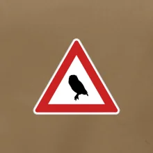 Dopravná značka - Pozor sova