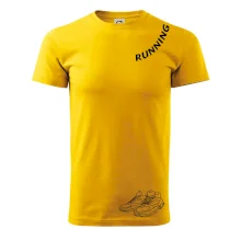 Running nápis šikmo