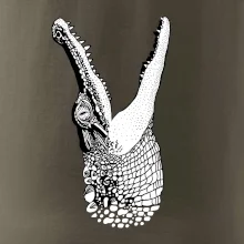 Krokodíl kreslený  (Pecka design)