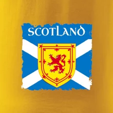 Škótska vlajka s erbom leva