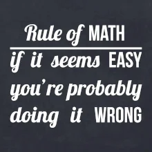 Rule of math