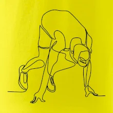 Bežec na štarte jedným ťahom