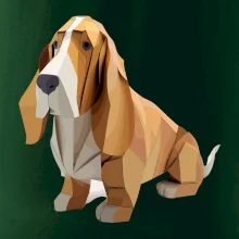 Baset zlepený z papiera