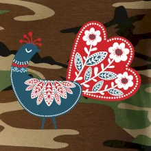 Folklór - páv modrý