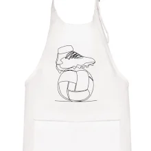 Futbalová lopta kopačka jedným ťahom Futbalová lopta kopačka jedným ťahom