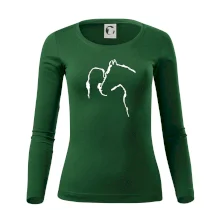 Kôň a ja silueta Kôň a ja silueta