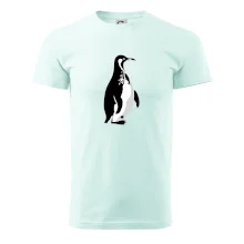 Tučniak čiernobiely z boku