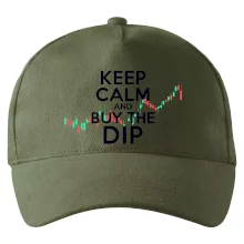 Zelenočervený graf Keep Calm and Buy the Dip