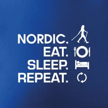 Nordic walking eat sleep