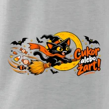 Cukor alebo žart - čierna mačka na metle